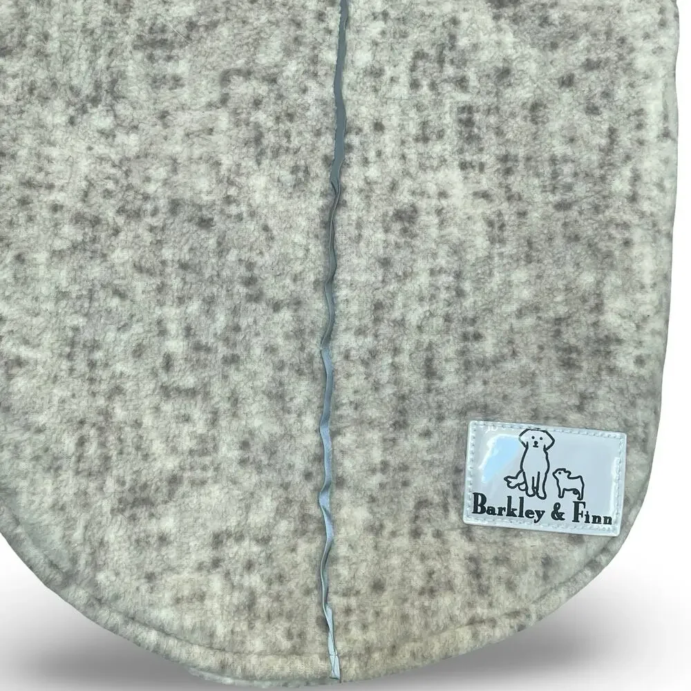Barkley & Finn Dog Coat Jacket XS Sherpa Lined Pet Pup Vest Taupe Cream Fleece